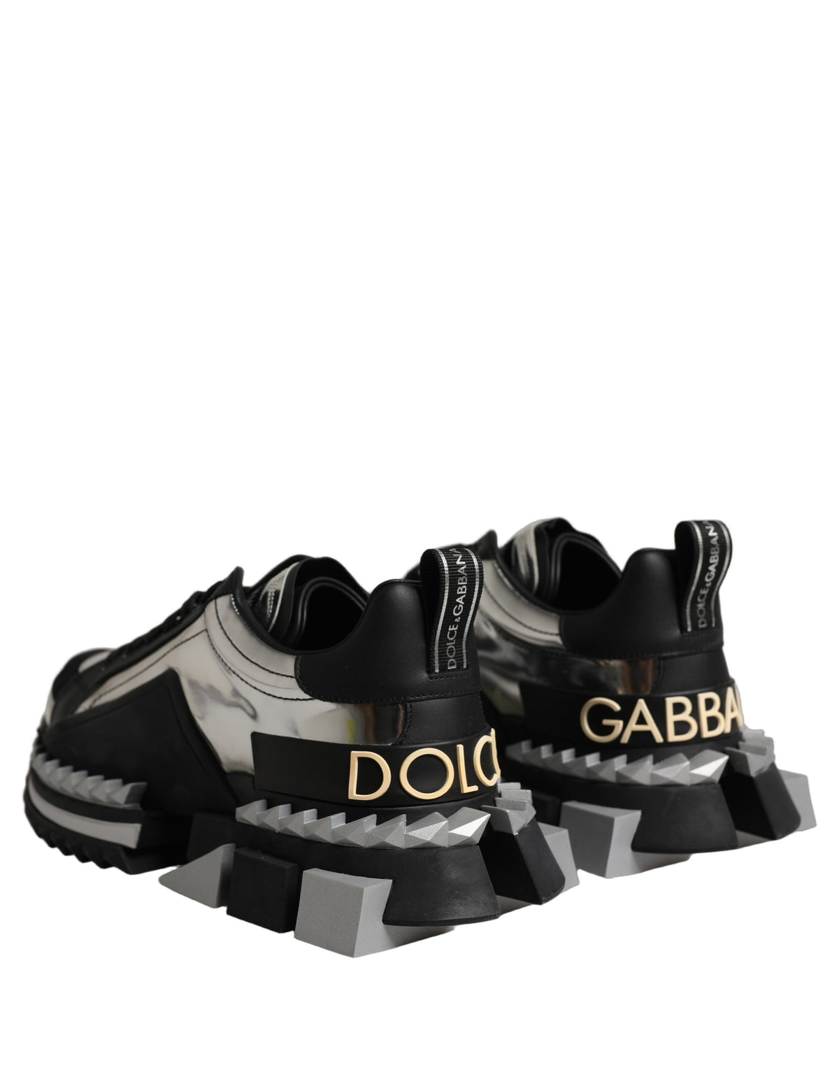 Dolce & Gabbana Black Two-Tone Super King Men Sneakers Men's Shoes (Pre-Owned)