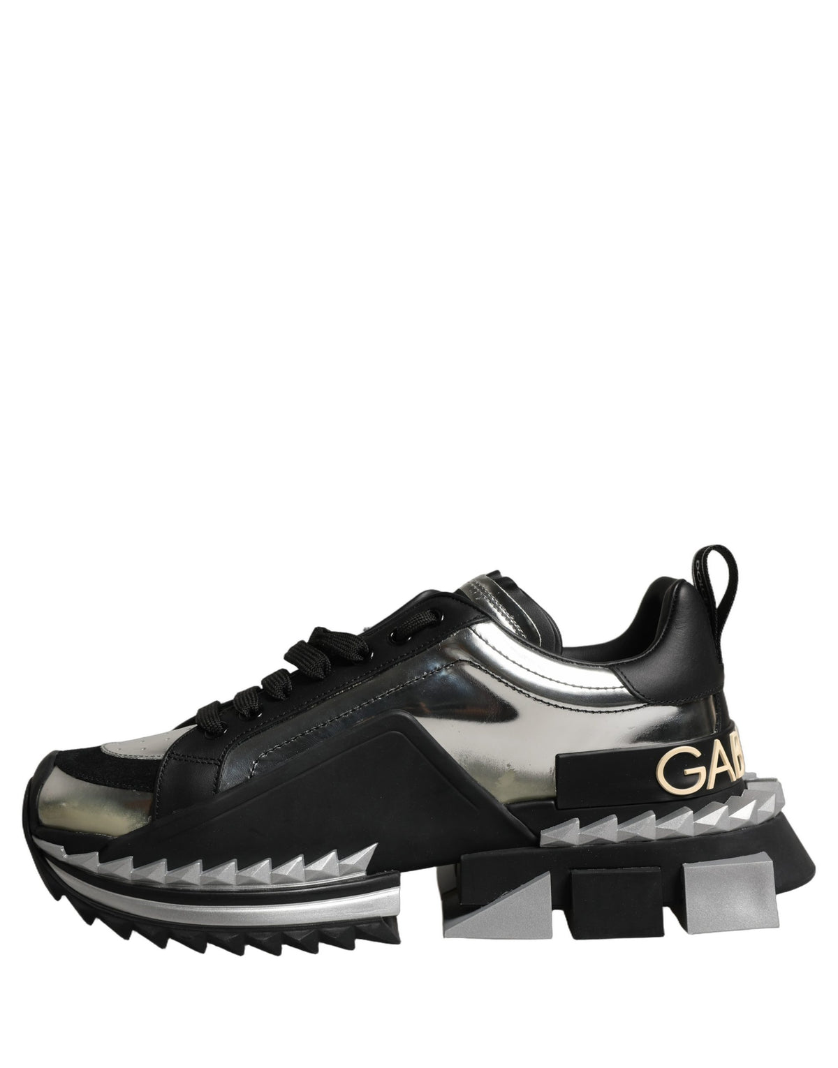 Dolce & Gabbana Black Two-Tone Super King Men Sneakers Men's Shoes (Pre-Owned)