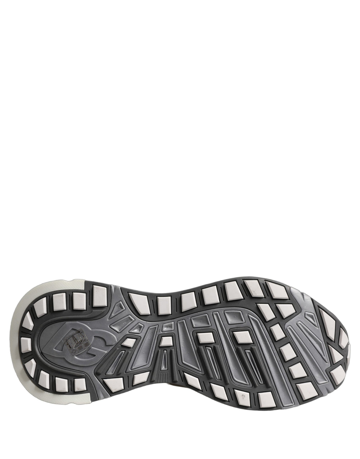 Dolce & Gabbana Gray Panelled Low Top Men Sneakers Men's Shoes (Pre-Owned)