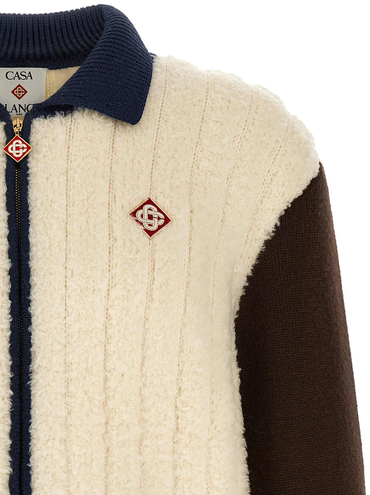 Casablanca Multicolor Wool Full-Length Men's Jacket