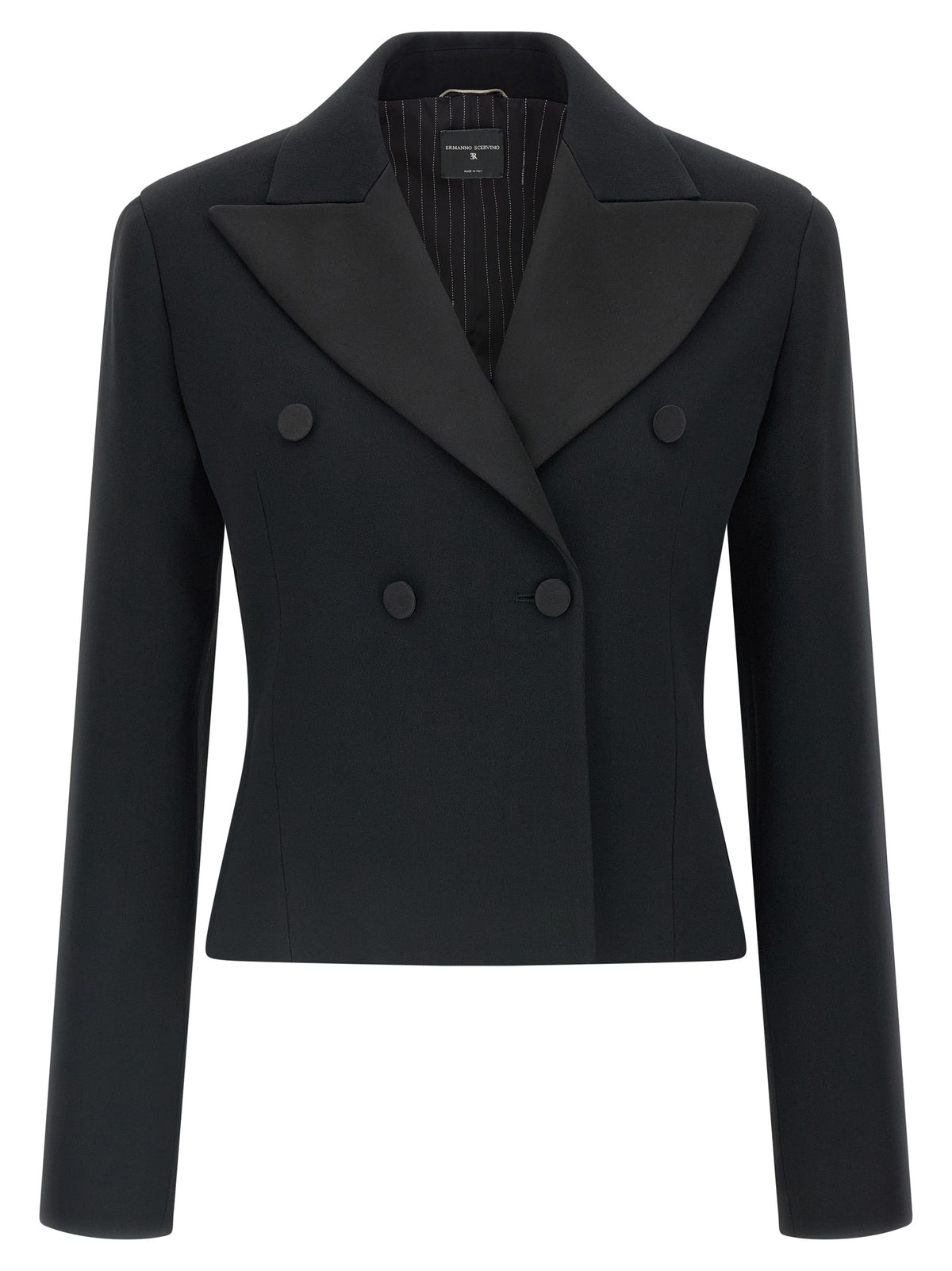 Ermanno Scervino Black Viscose Women's Blazer