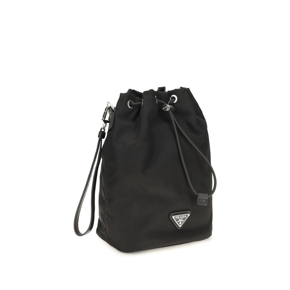 Prada Black Nylon Men's Wallet