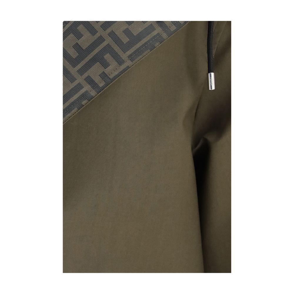 Fendi Bicolor Polyester Full-Length Men's Jacket
