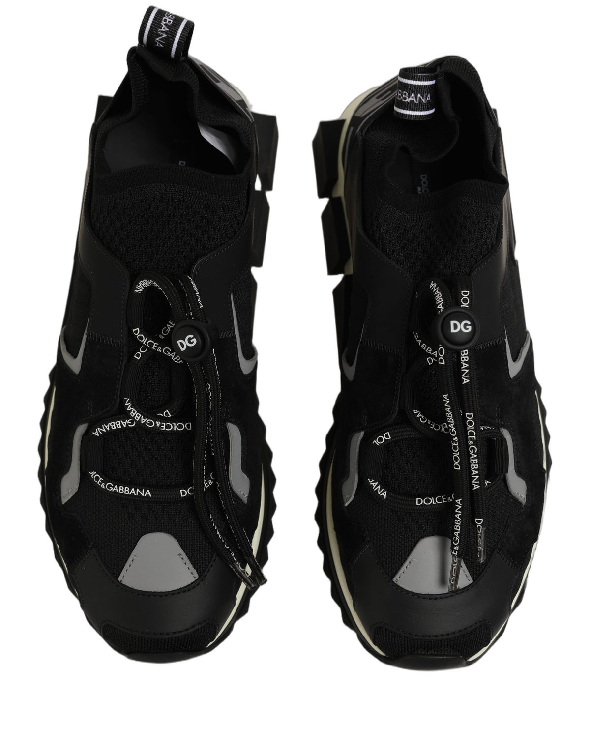 Dolce & Gabbana Shoes Black Sorrento Trekking Sneakers Men's Men (Pre-Owned)