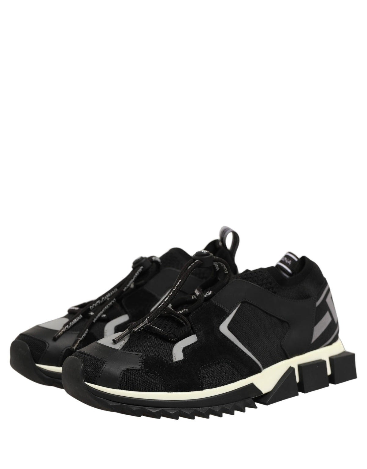 Dolce & Gabbana Shoes Black Sorrento Trekking Sneakers Men's Men (Pre-Owned)