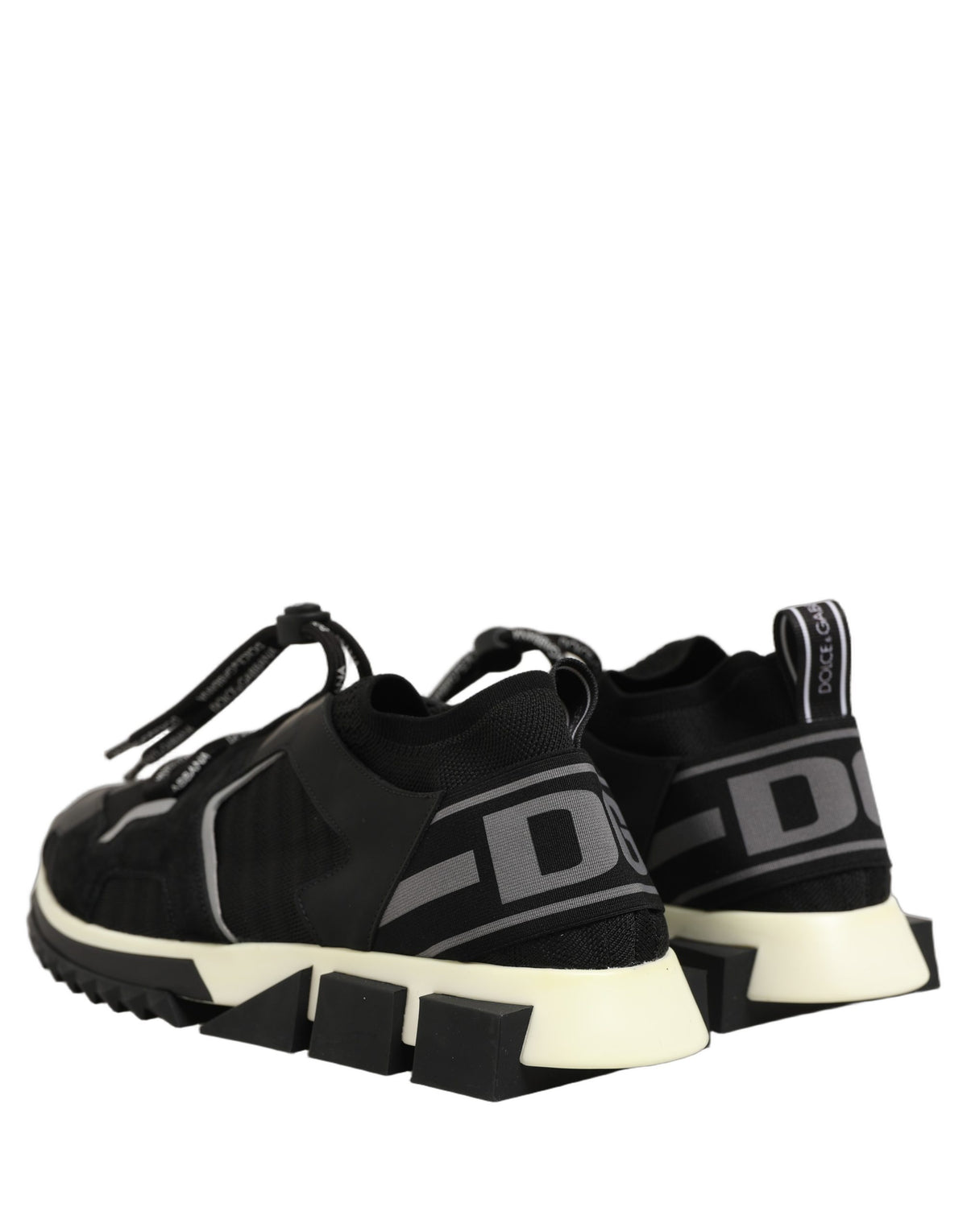 Dolce & Gabbana Shoes Black Sorrento Trekking Sneakers Men's Men (Pre-Owned)
