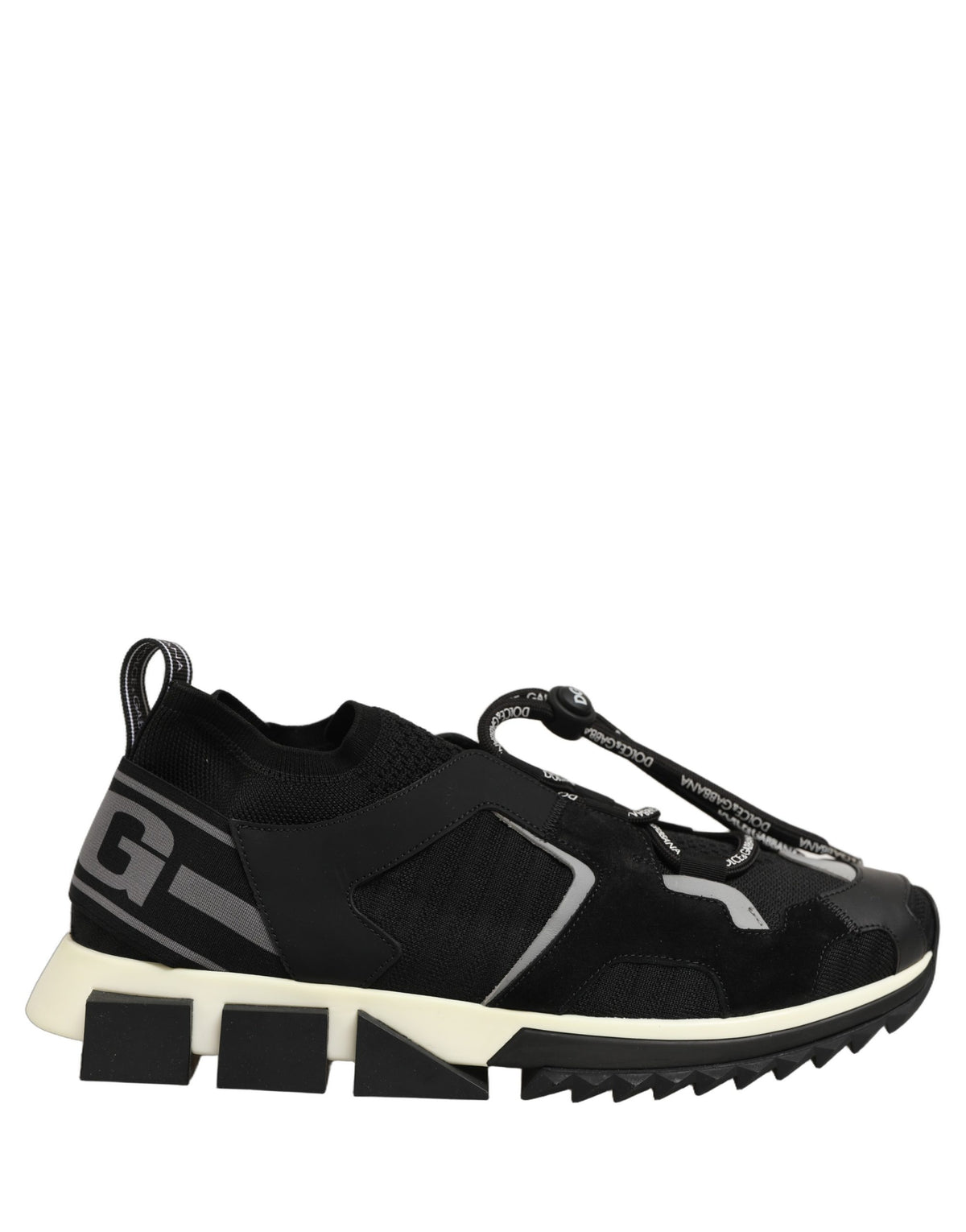 Dolce & Gabbana Shoes Black Sorrento Trekking Sneakers Men's Men (Pre-Owned)