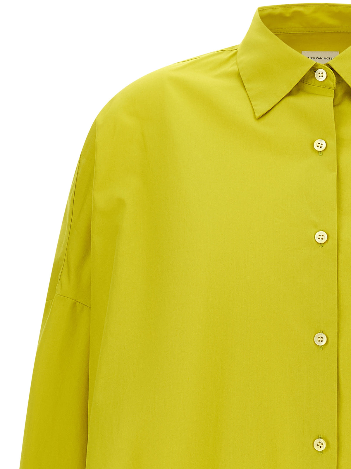 Dries Van Noten Bicolor Cotton Women's Blouse