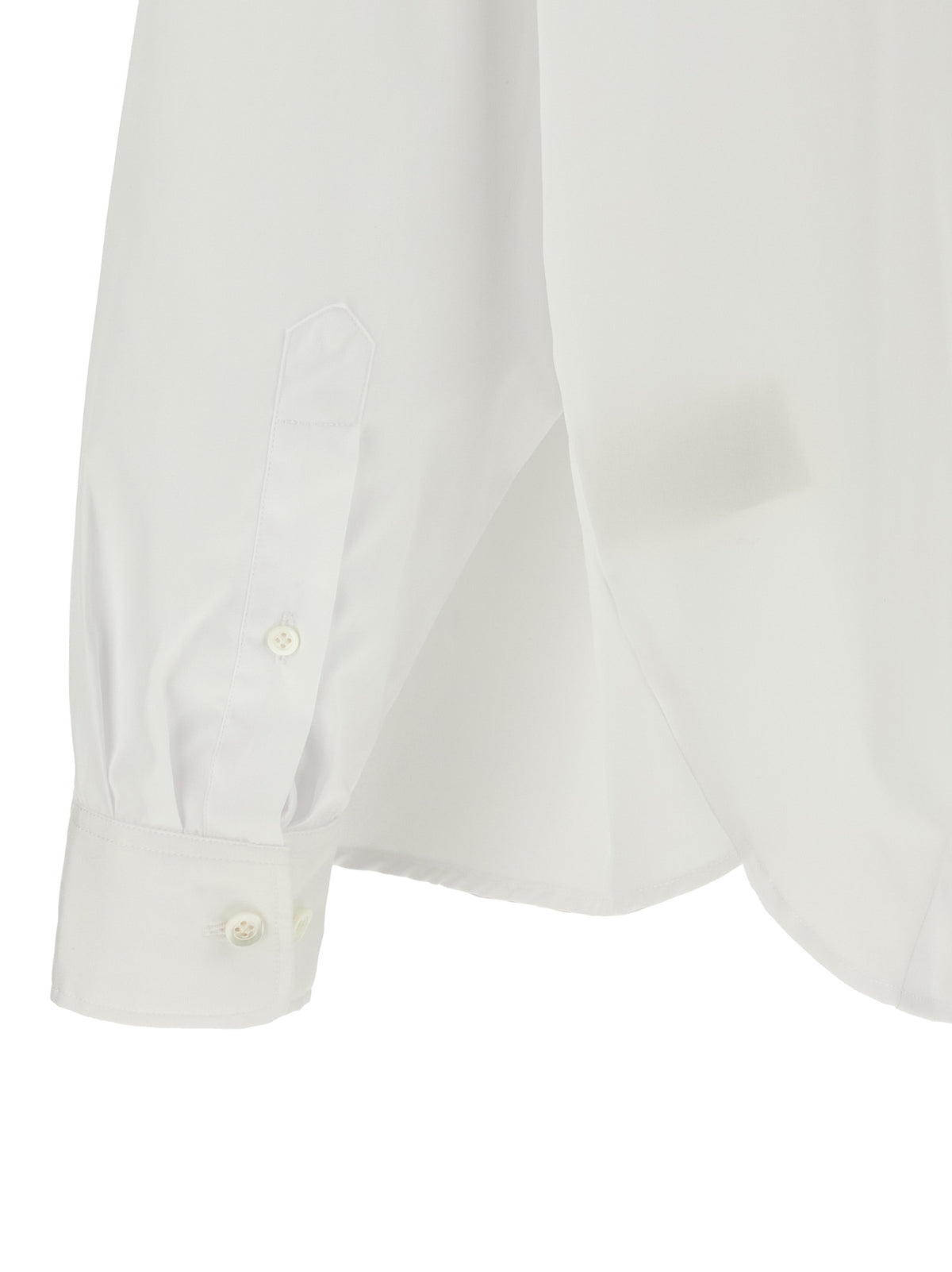 Dries Van Noten White Cotton Women's Blouse