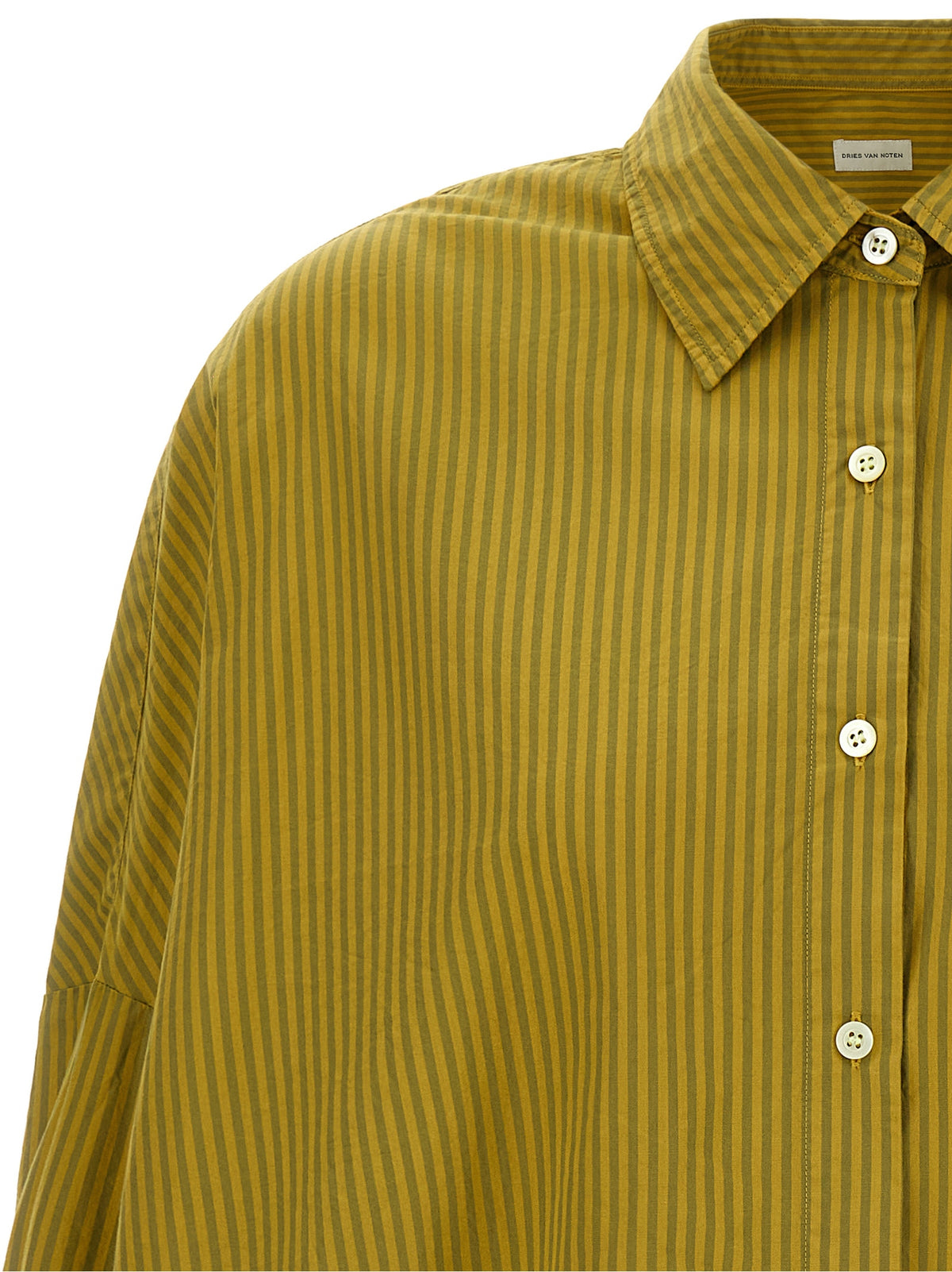 Dries Van Noten Bicolor Cotton Women's Blouse