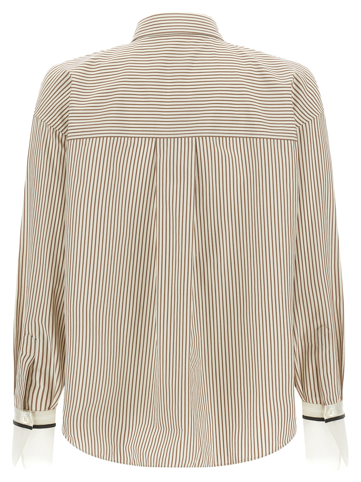 Brunello Cucinelli Beige Cotton Women's Blouse
