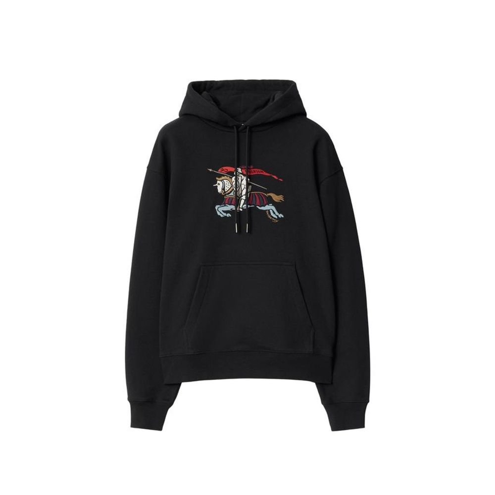Burberry Black Cotton Men's Hoodie