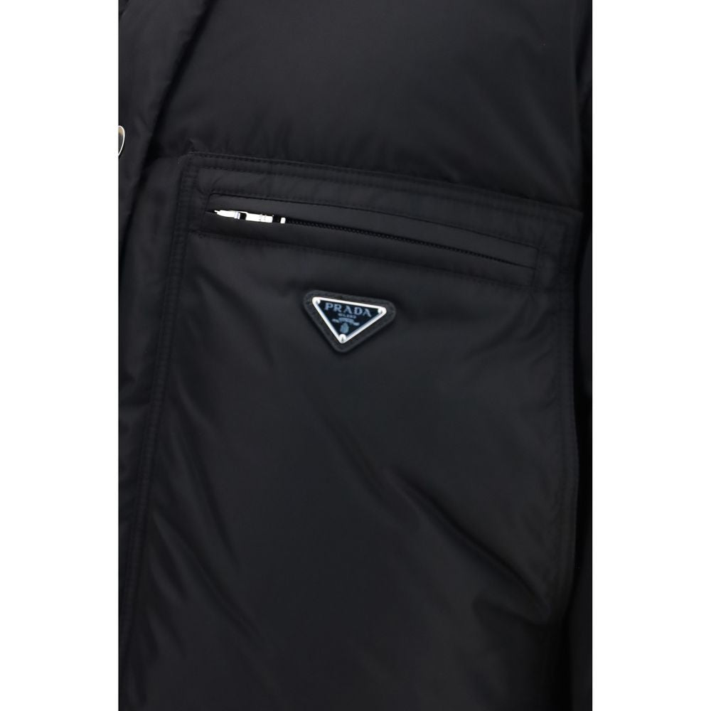 Prada Black Goose Down Full-Length Women's Jacket