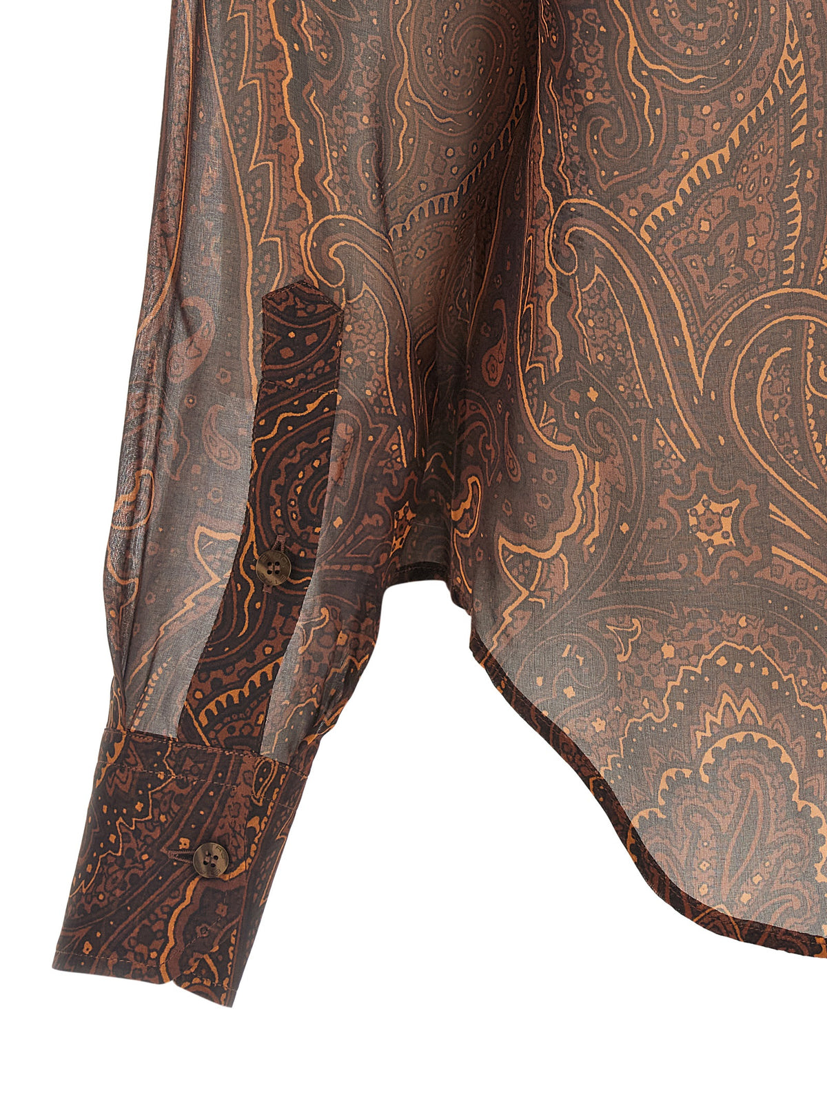 Etro Brown Silk Women's Blouse