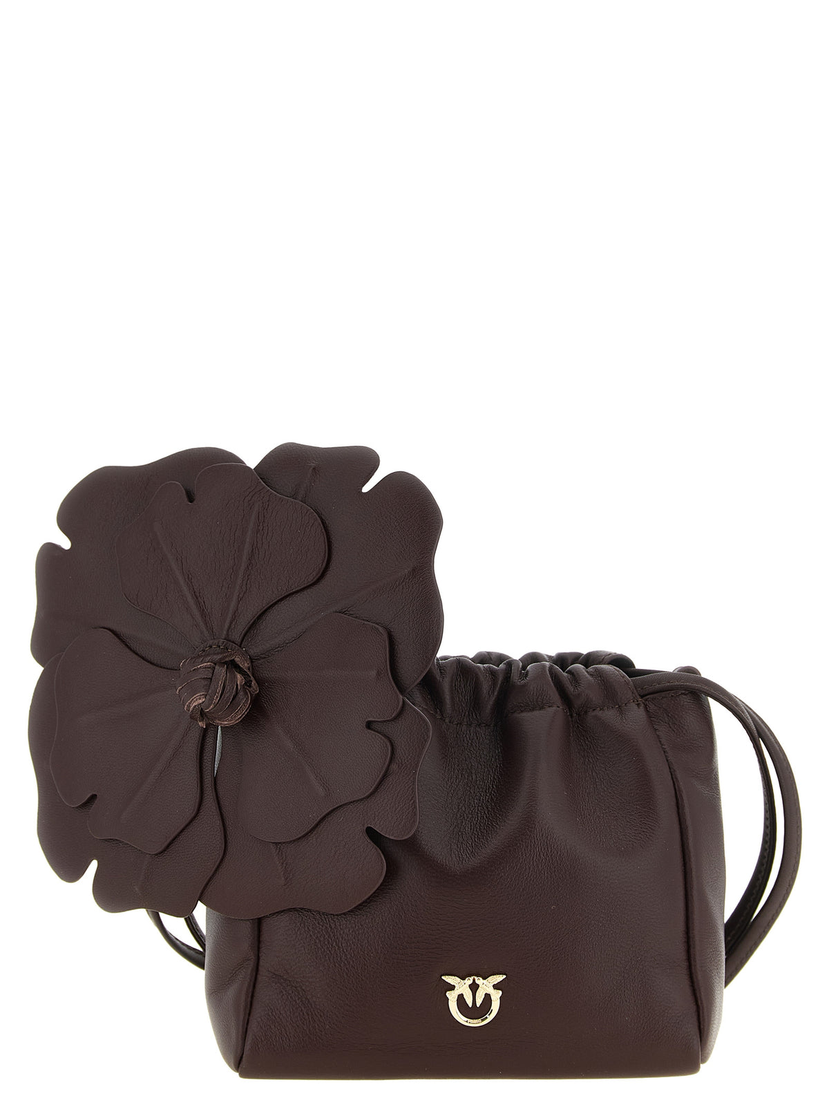 PINKO Bordeaux Lambskin Clutch Women's Bag