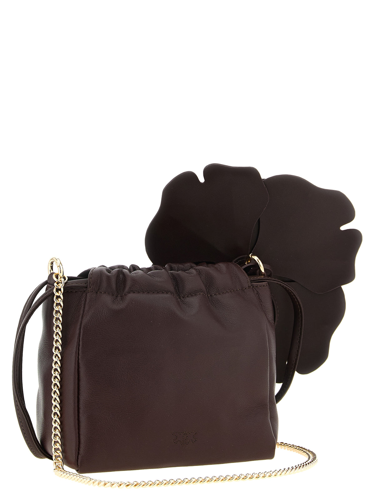 PINKO Bordeaux Lambskin Clutch Women's Bag