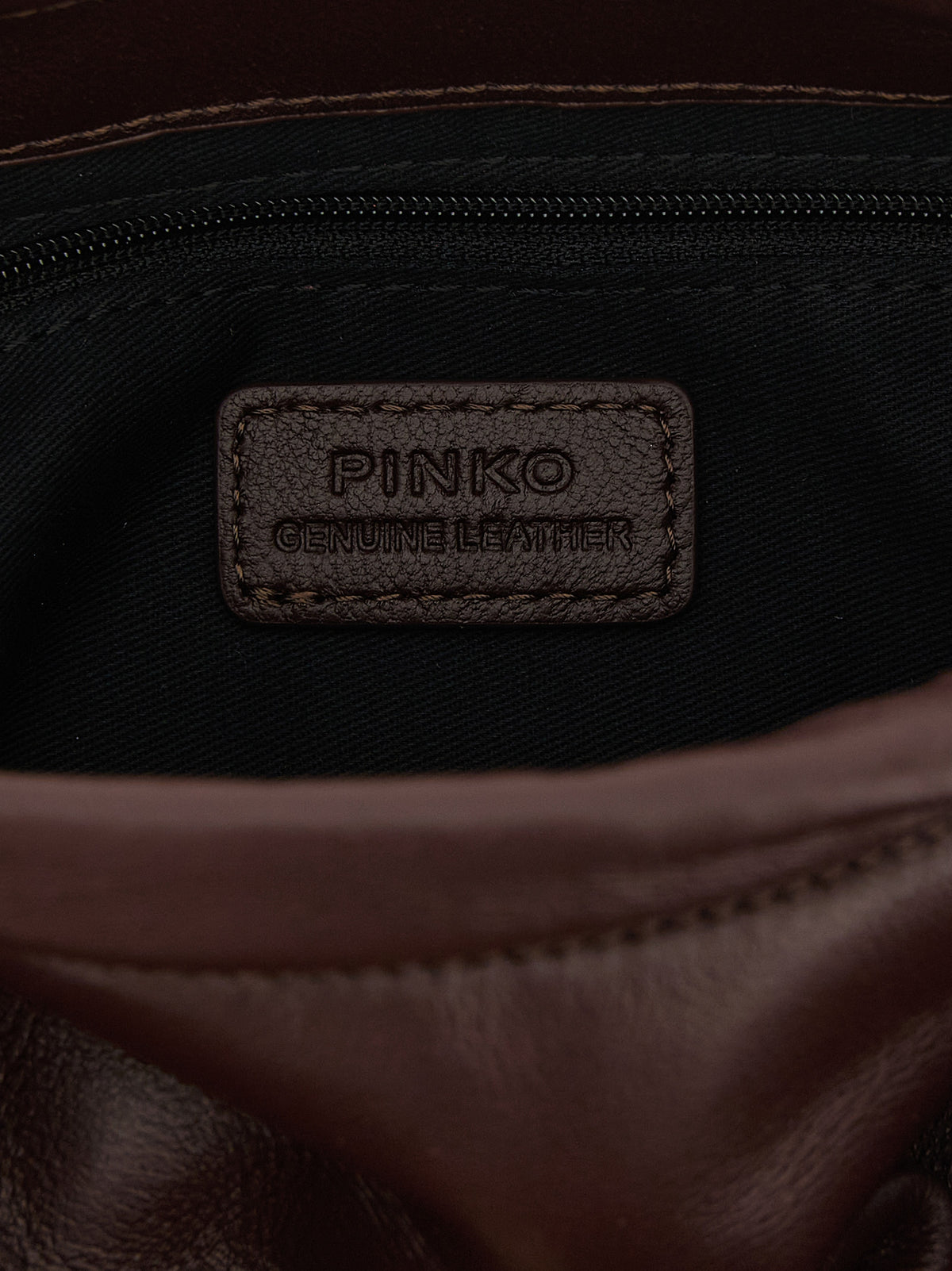 PINKO Bordeaux Lambskin Clutch Women's Bag
