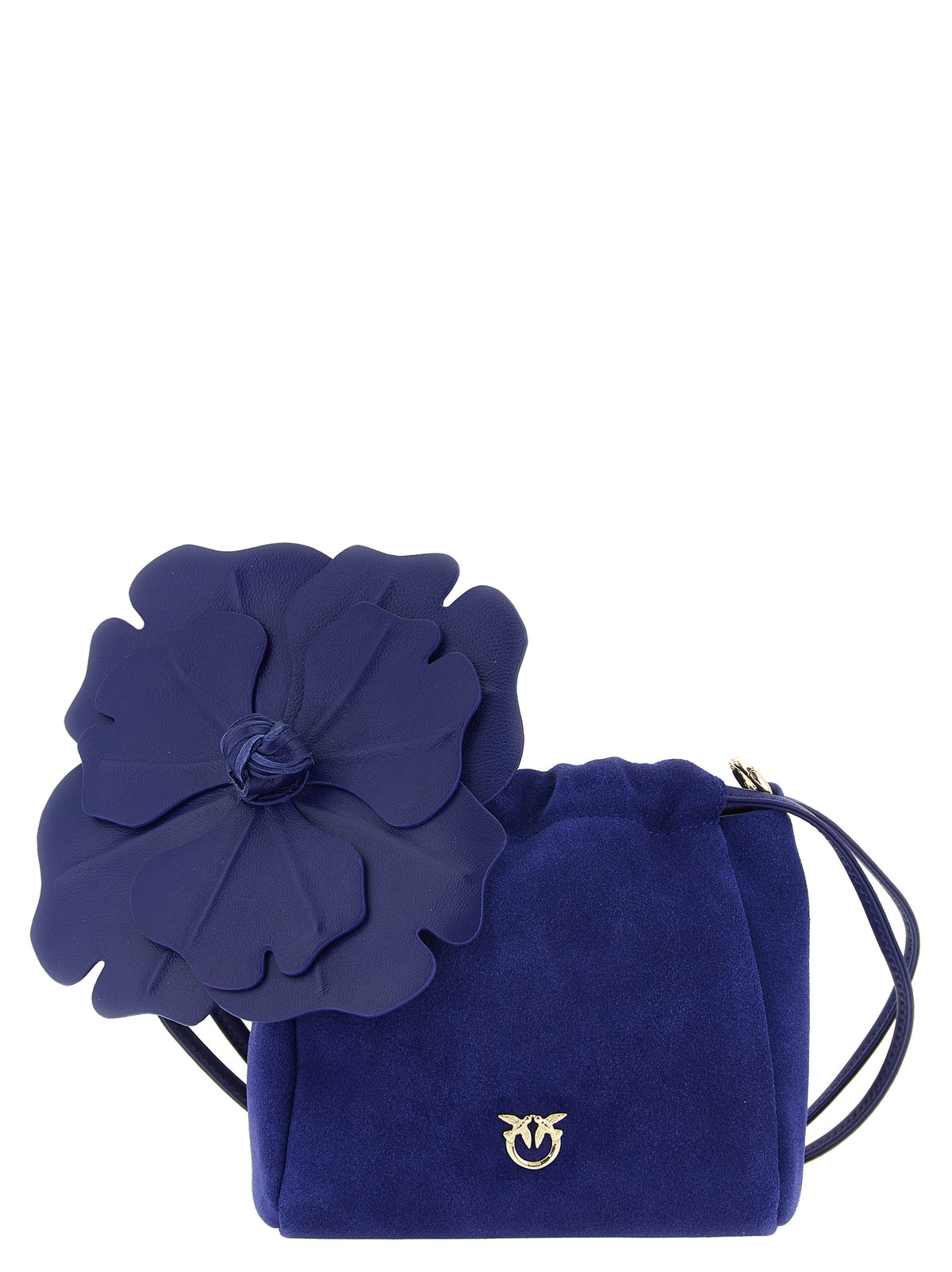PINKO Blue Lambskin Clutch Women's Bag