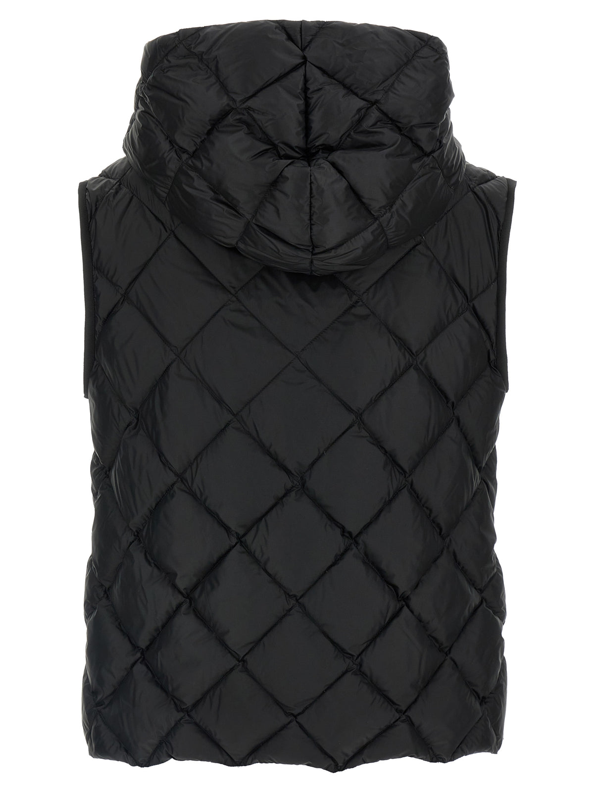 Max Mara Black Polyester Sleeveless Women's Jacket