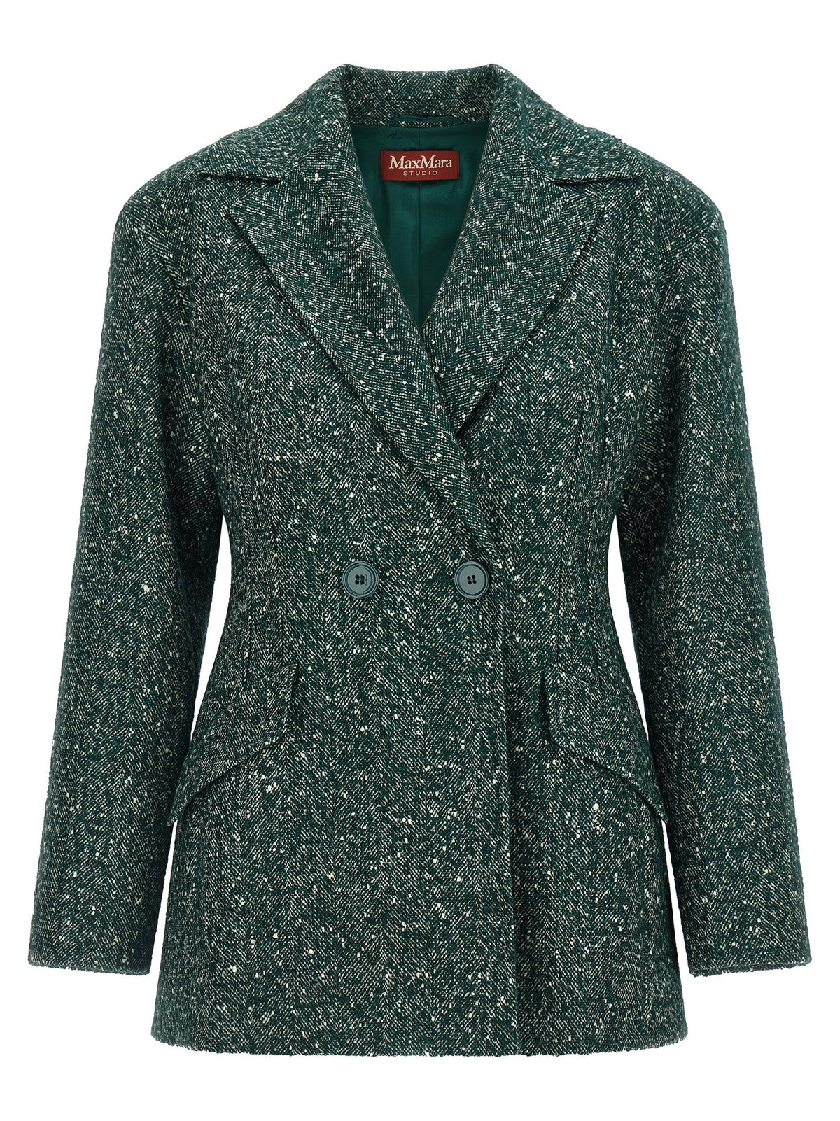 Max Mara Bicolor Virgin Wool Women's Blazer