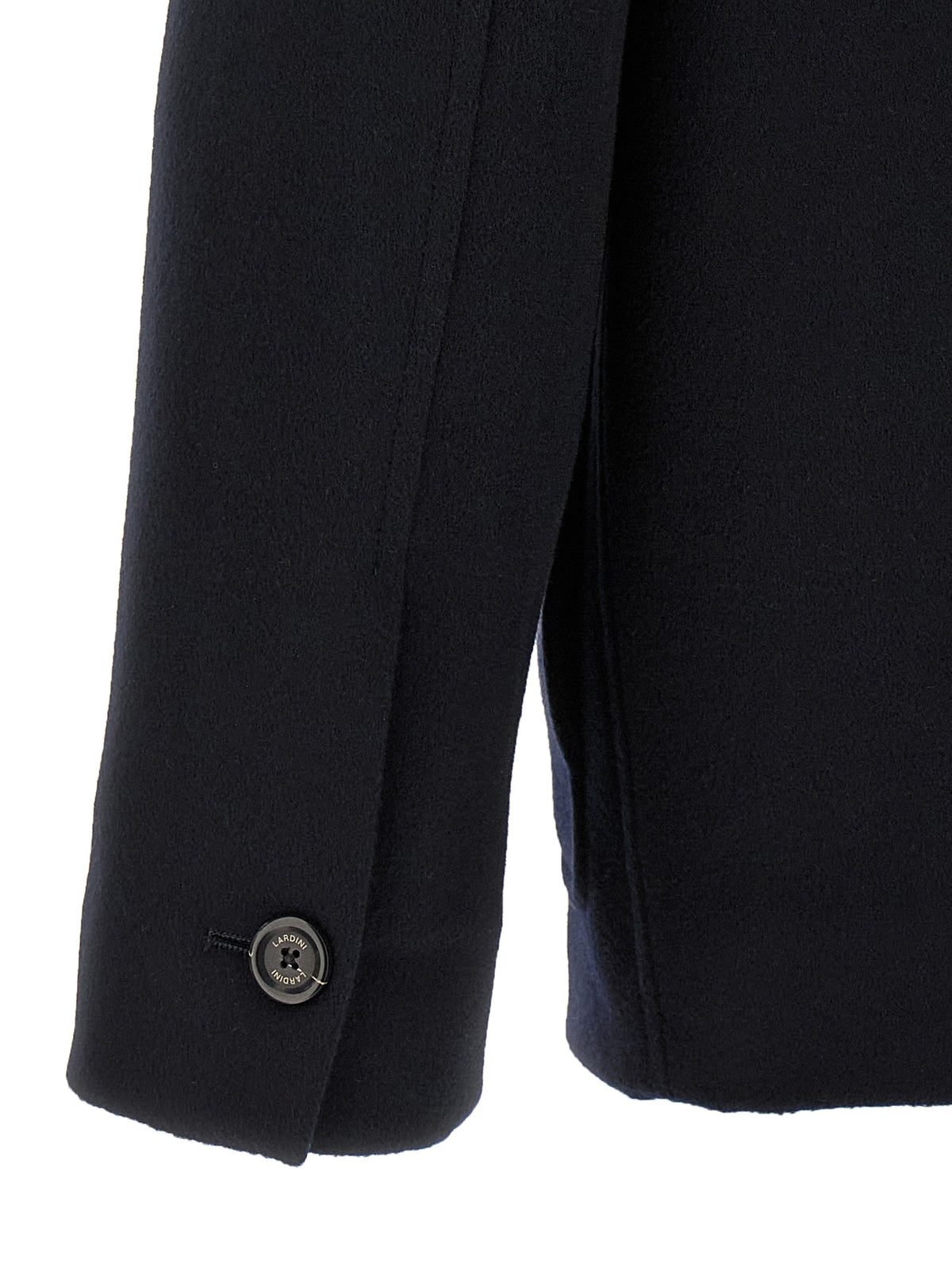 Lardini Blue Cashmere Full-Length Men's Jacket
