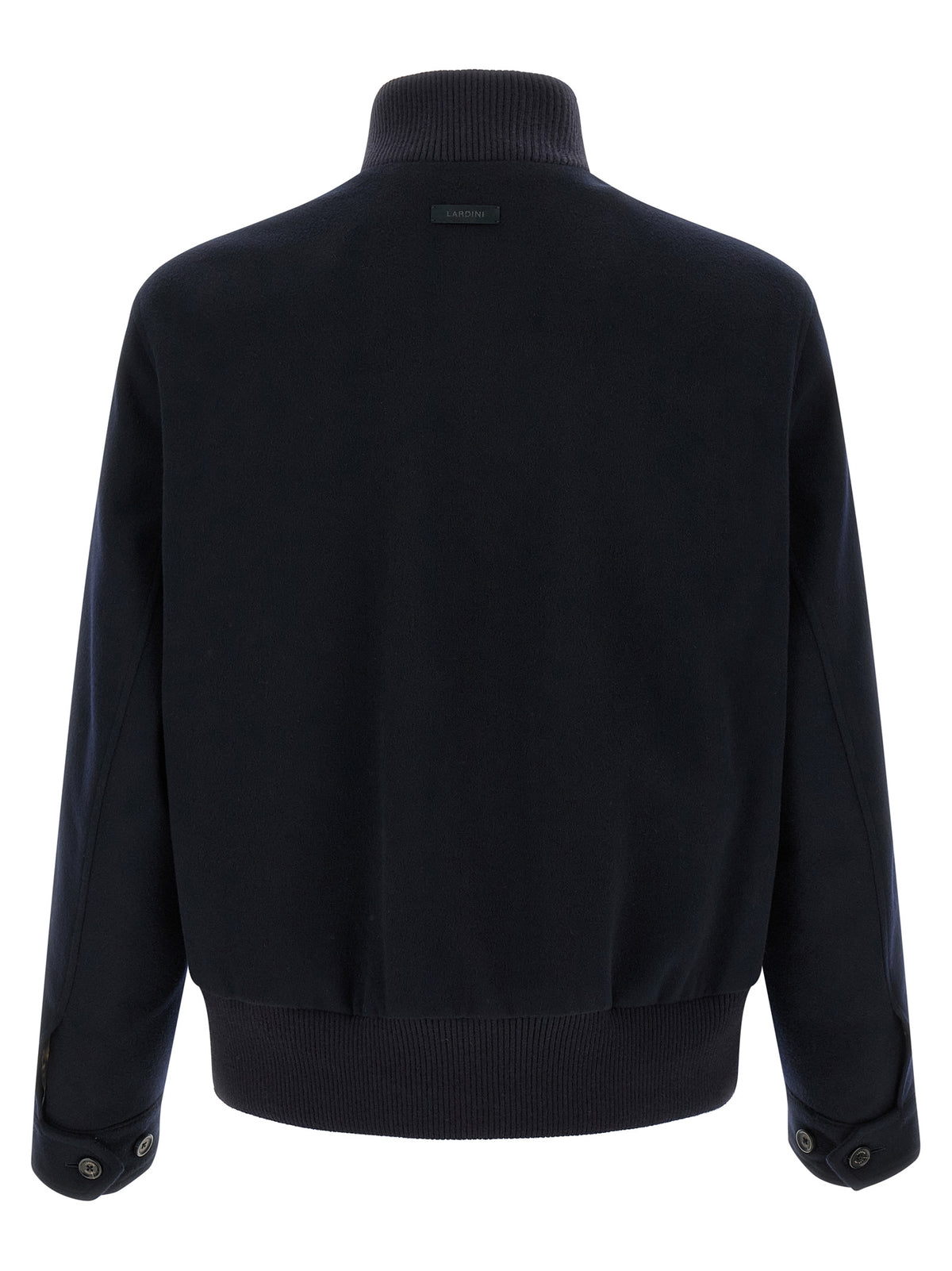 Lardini Blue Virgin Wool Full-Length Men's Jacket