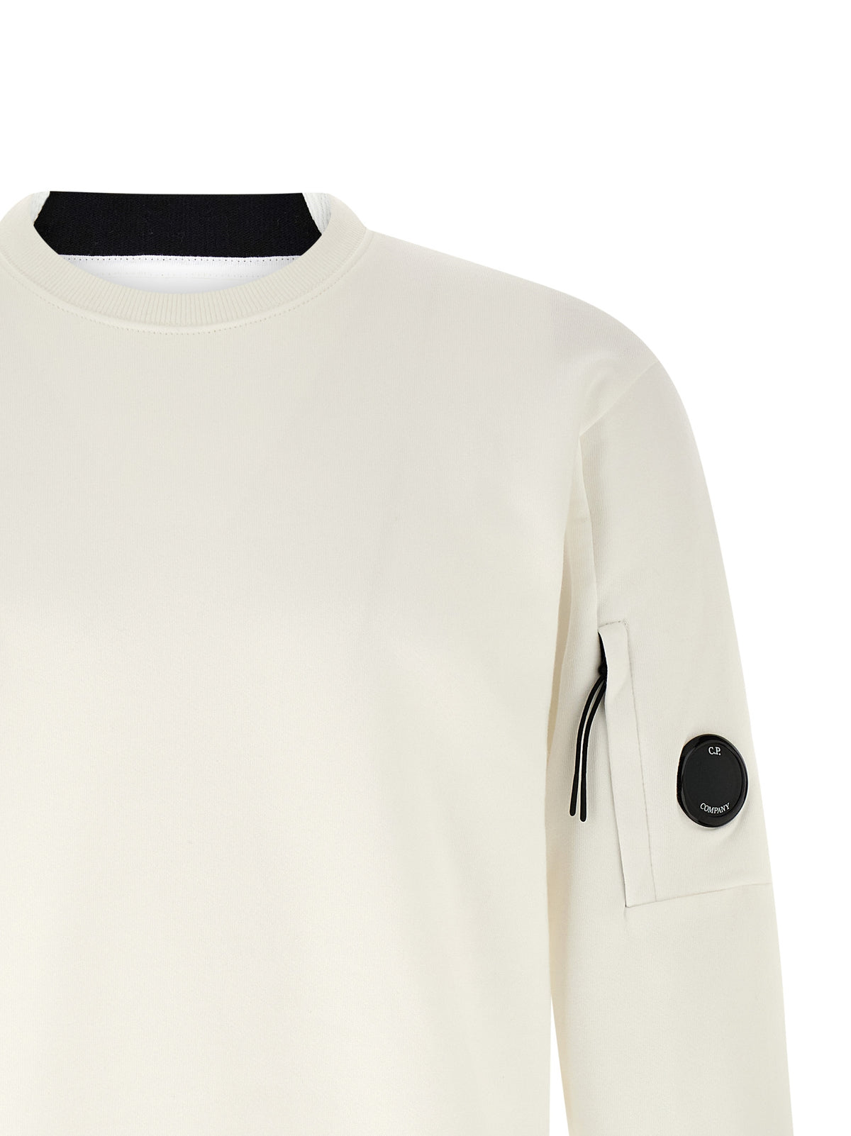 C.P. Company White Cotton Men's Sweatshirt