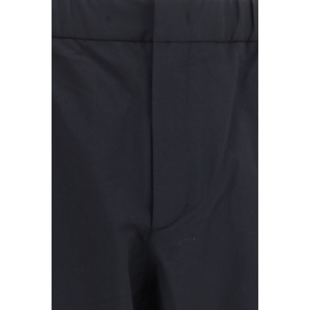 LAMINAR Black Nylon Casual Men's Pants