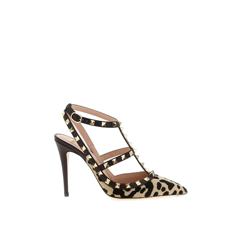 Valentino Garavani Brown Calfskin High Heel Women's Pumps