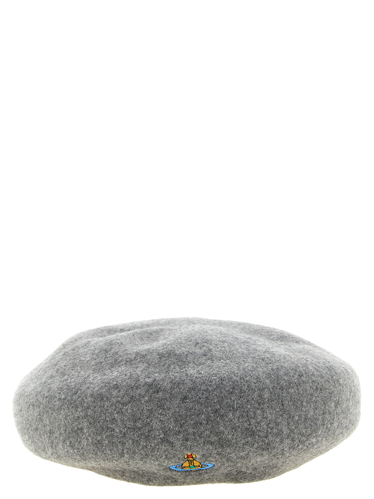 Vivienne Westwood Gray Wool Fatcap Women's Hat