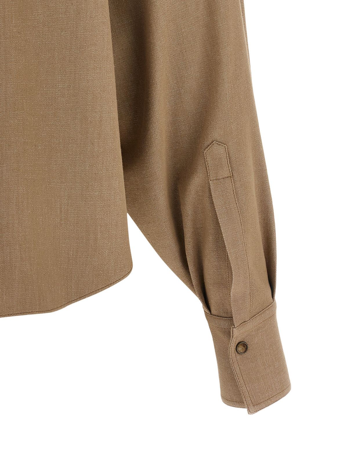 Brunello Cucinelli Beige Cotton Women's Blouse