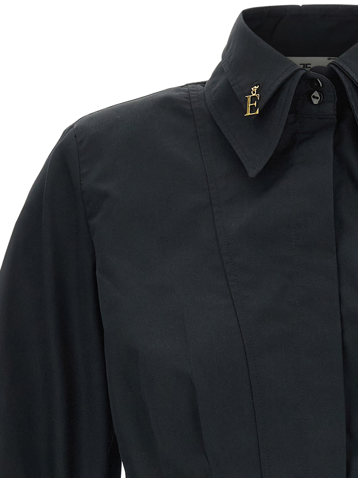 Elisabetta Franchi Black Cotton Women's Blouse