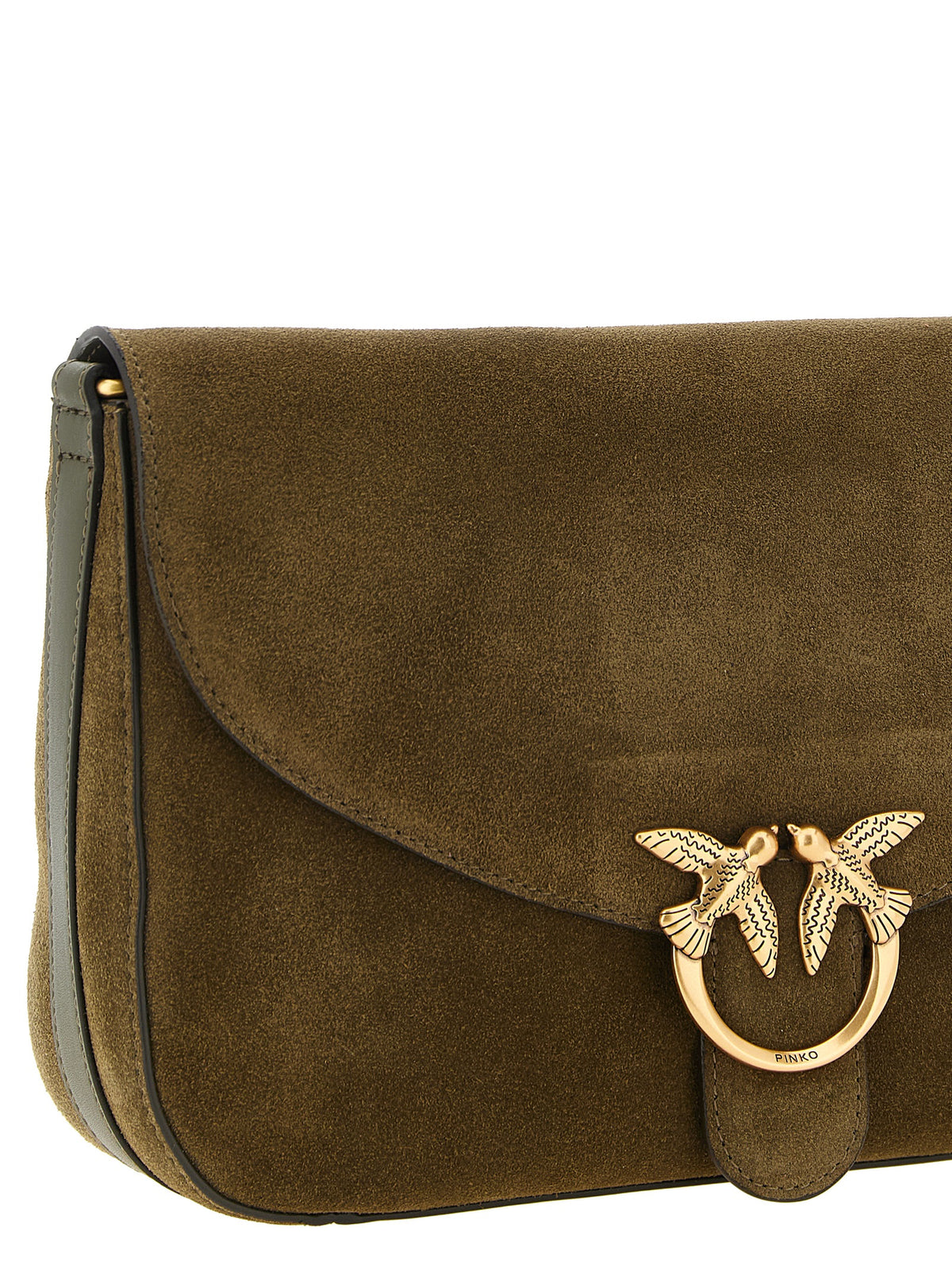 PINKO Bicolor Calfskin Crossbody Women's Bag