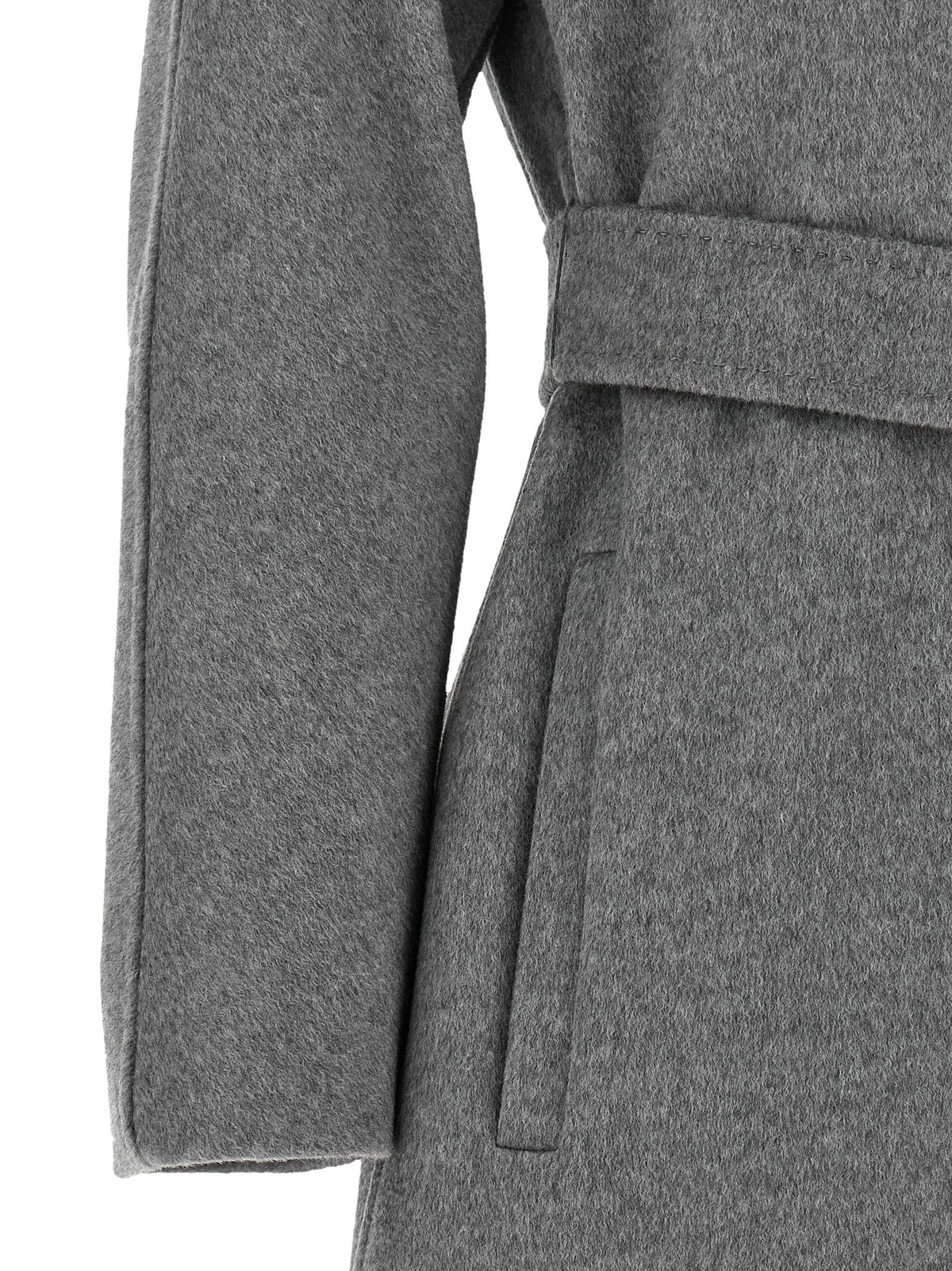 Max Mara Gray Wool Women's Coat