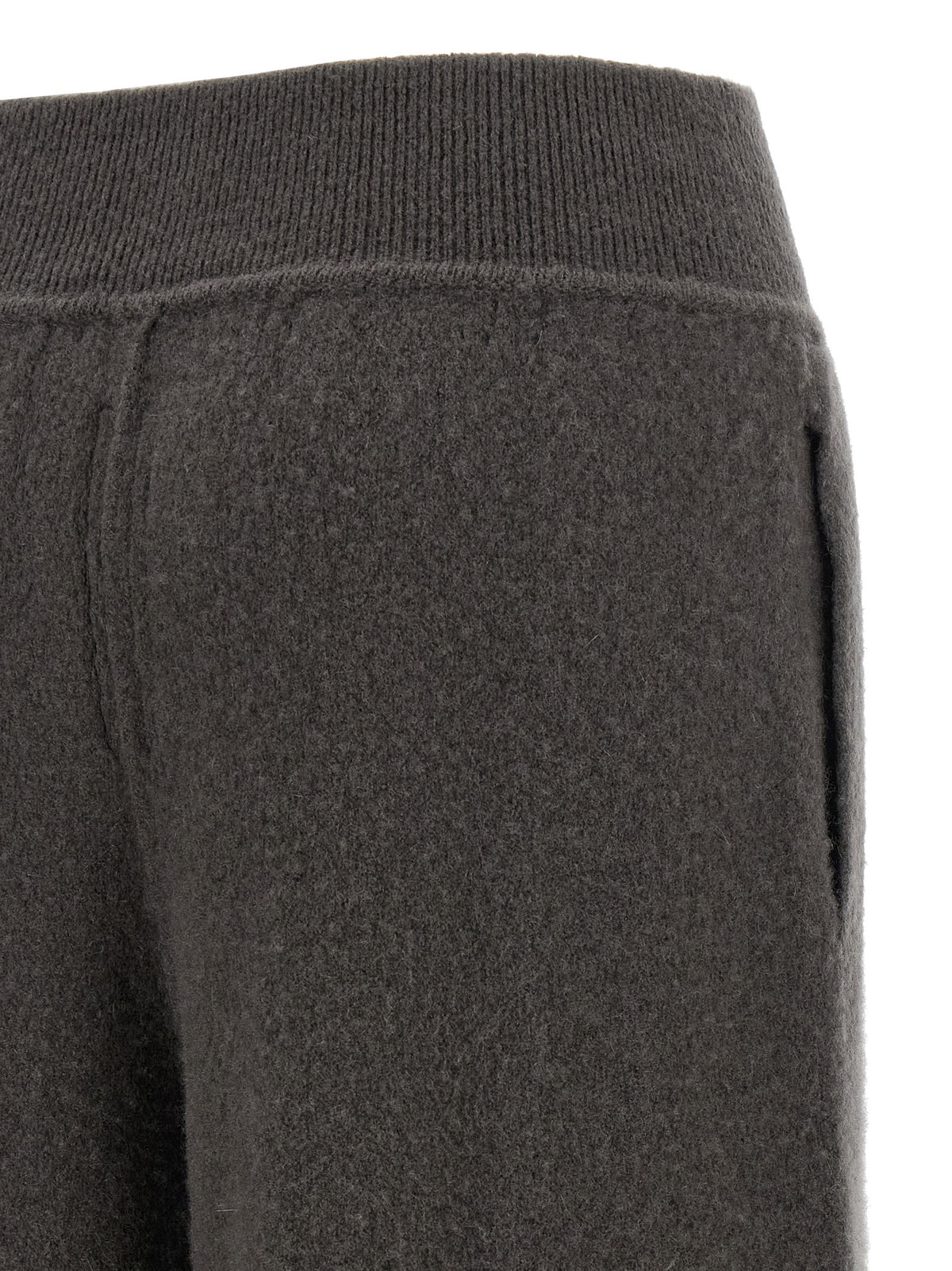 Rick Owens Gray Cashmere Casual Women's Pants