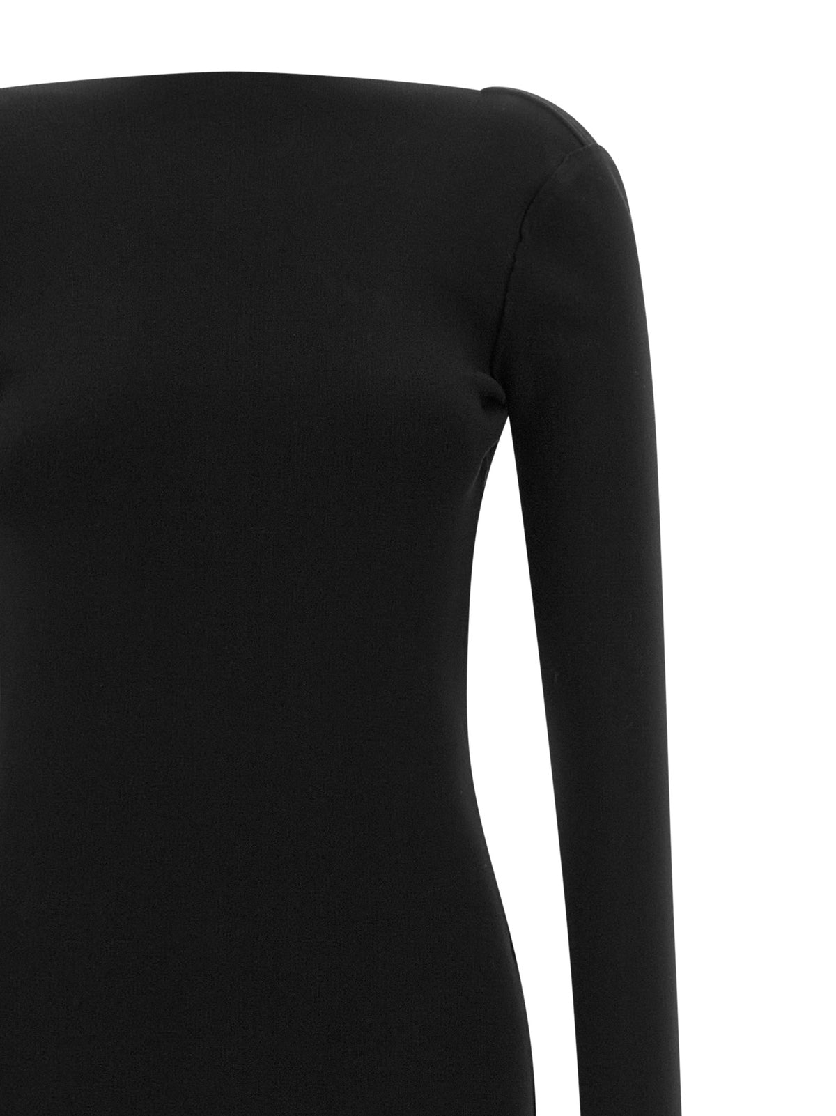Rick Owens Black Viscose Long Women's Dress