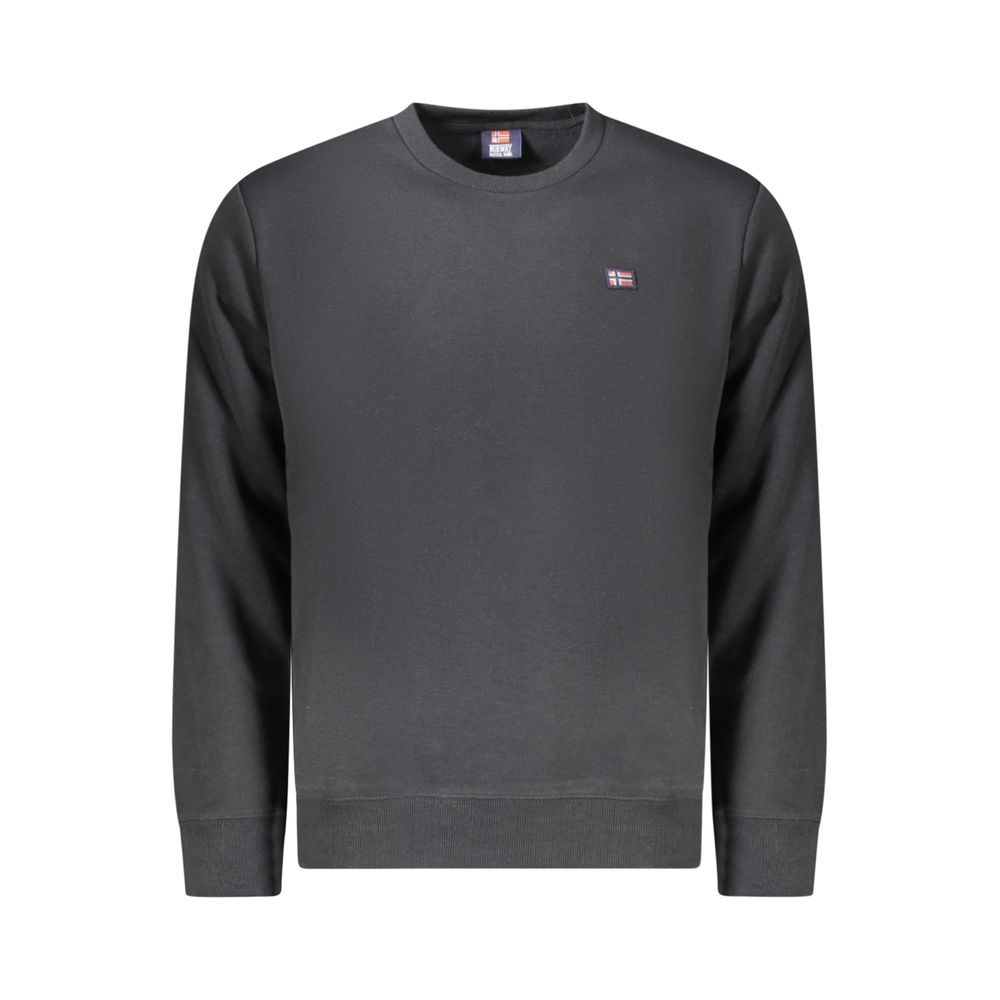 Norway 1963 Black Cotton Men Men's Sweater