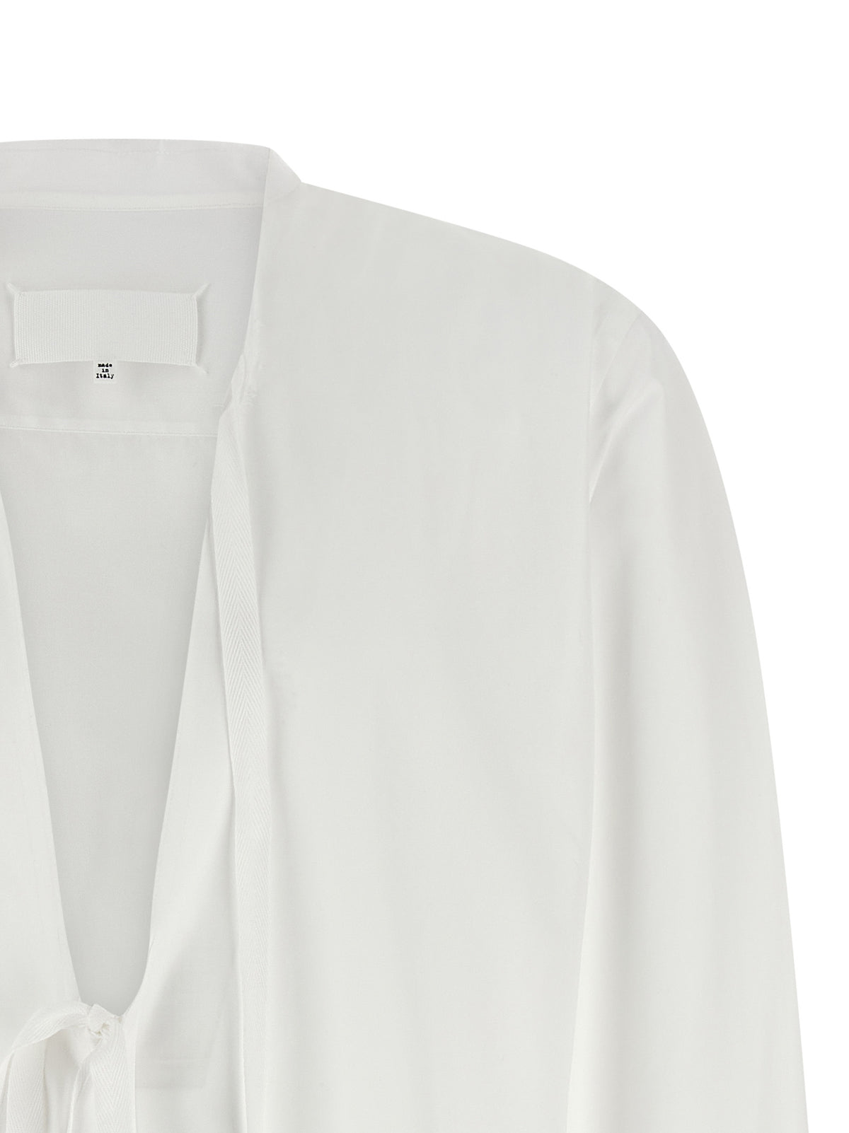 Maison Margiela White Cotton Men's Blouse