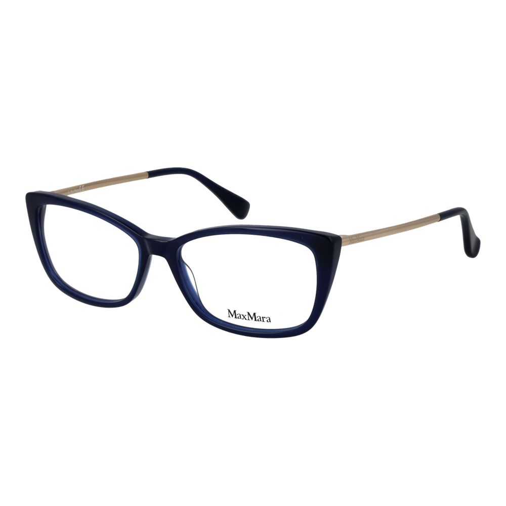 Max Mara Blue Acetate Glasses Women's (Frames)