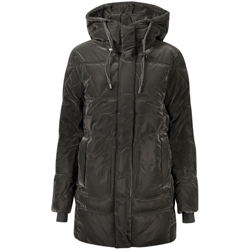 Desigual Black Polyurethane Women's Women's Jacket