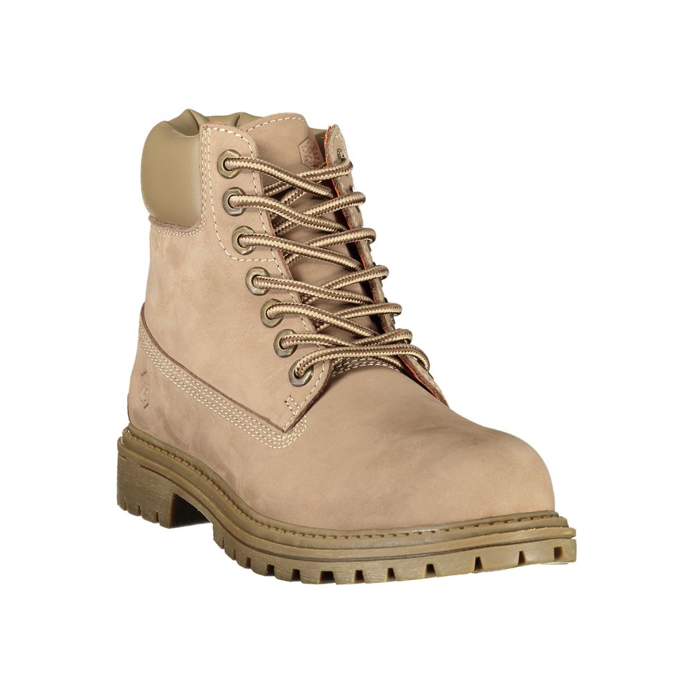 Lumberjack Beige Leather Women's Women's Boot