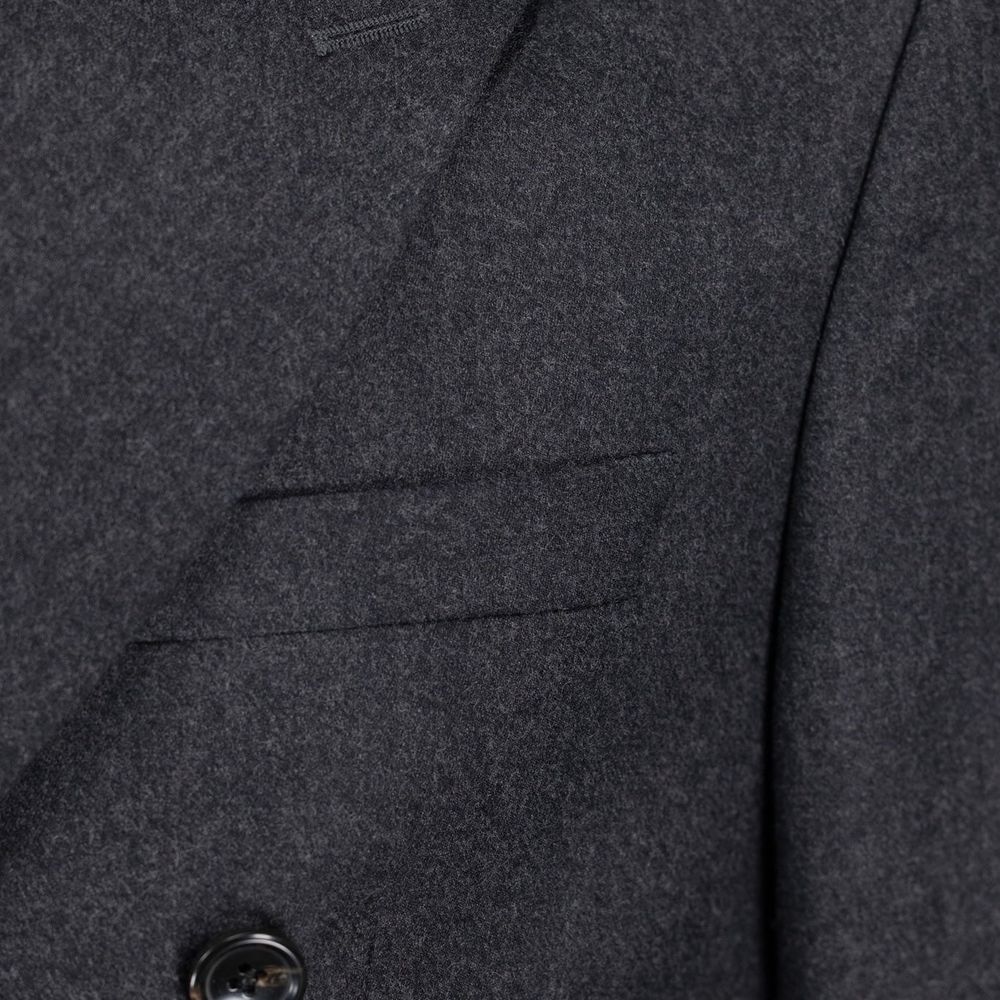 Autore Gray Wool Full-Length Men's Jacket