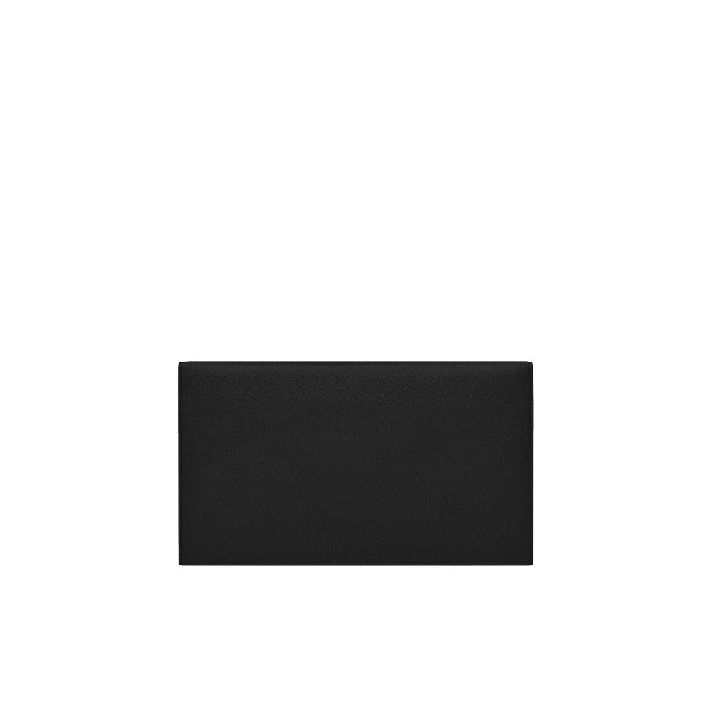 Saint Laurent Black Leather Clutch Women's Bag