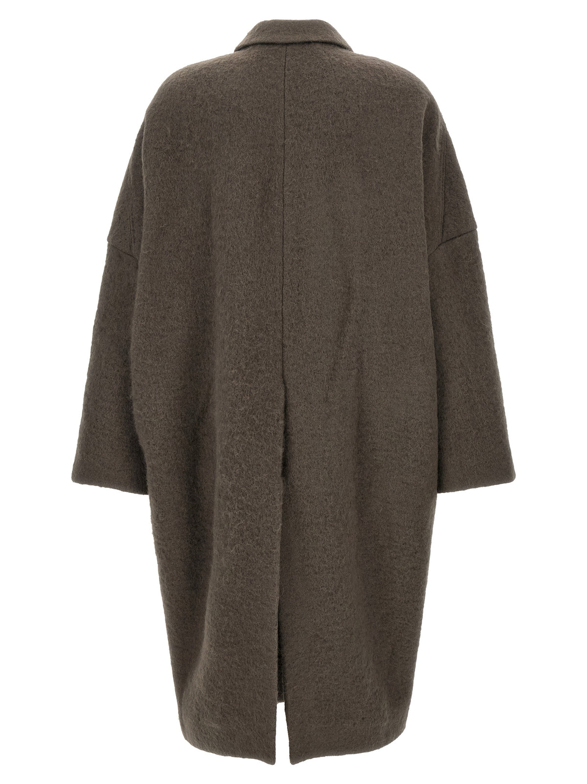 Rick Owens Gray Marabou Men's Coat