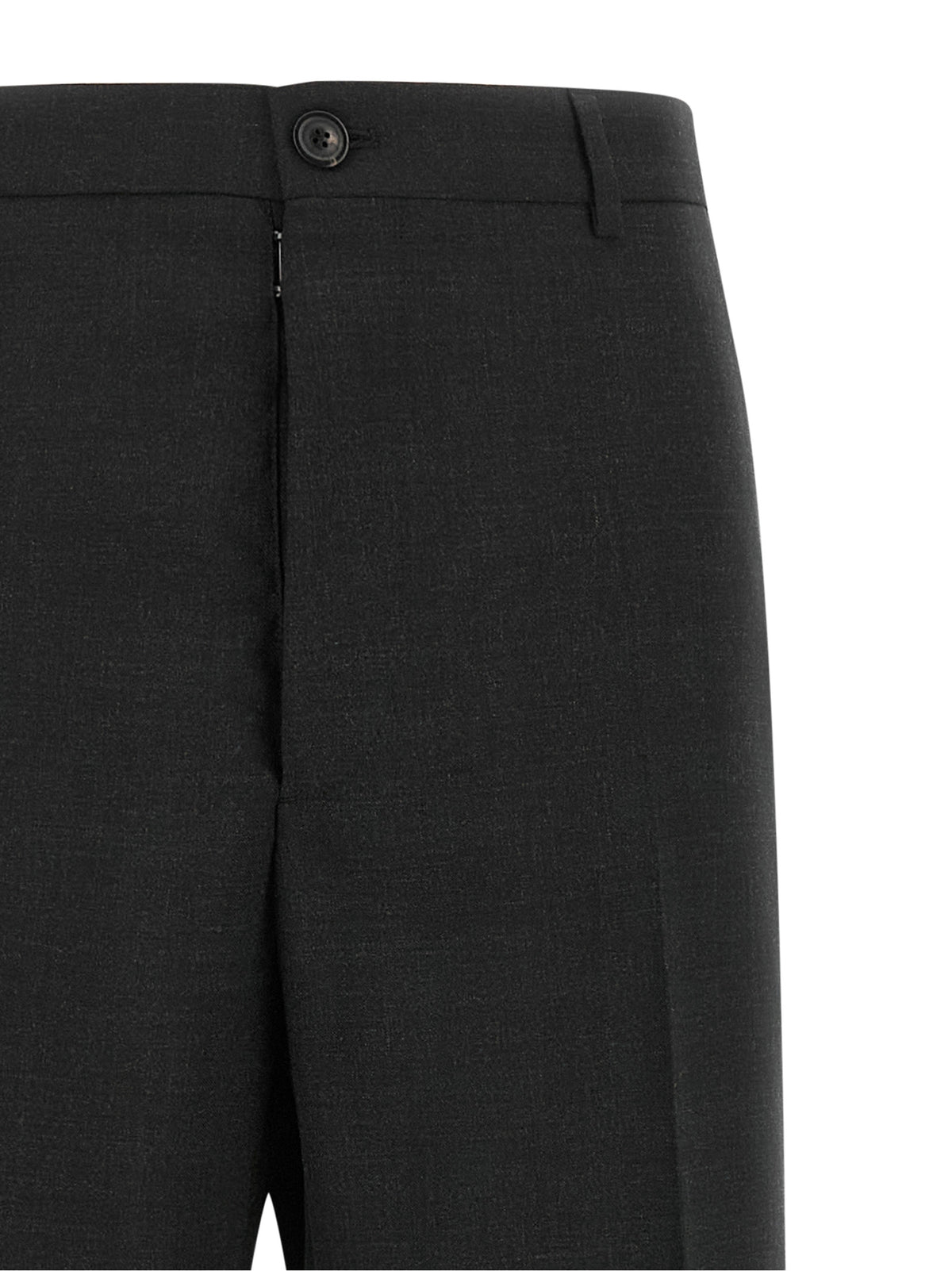 Maison Margiela Gray Wool Dress Women's Pants