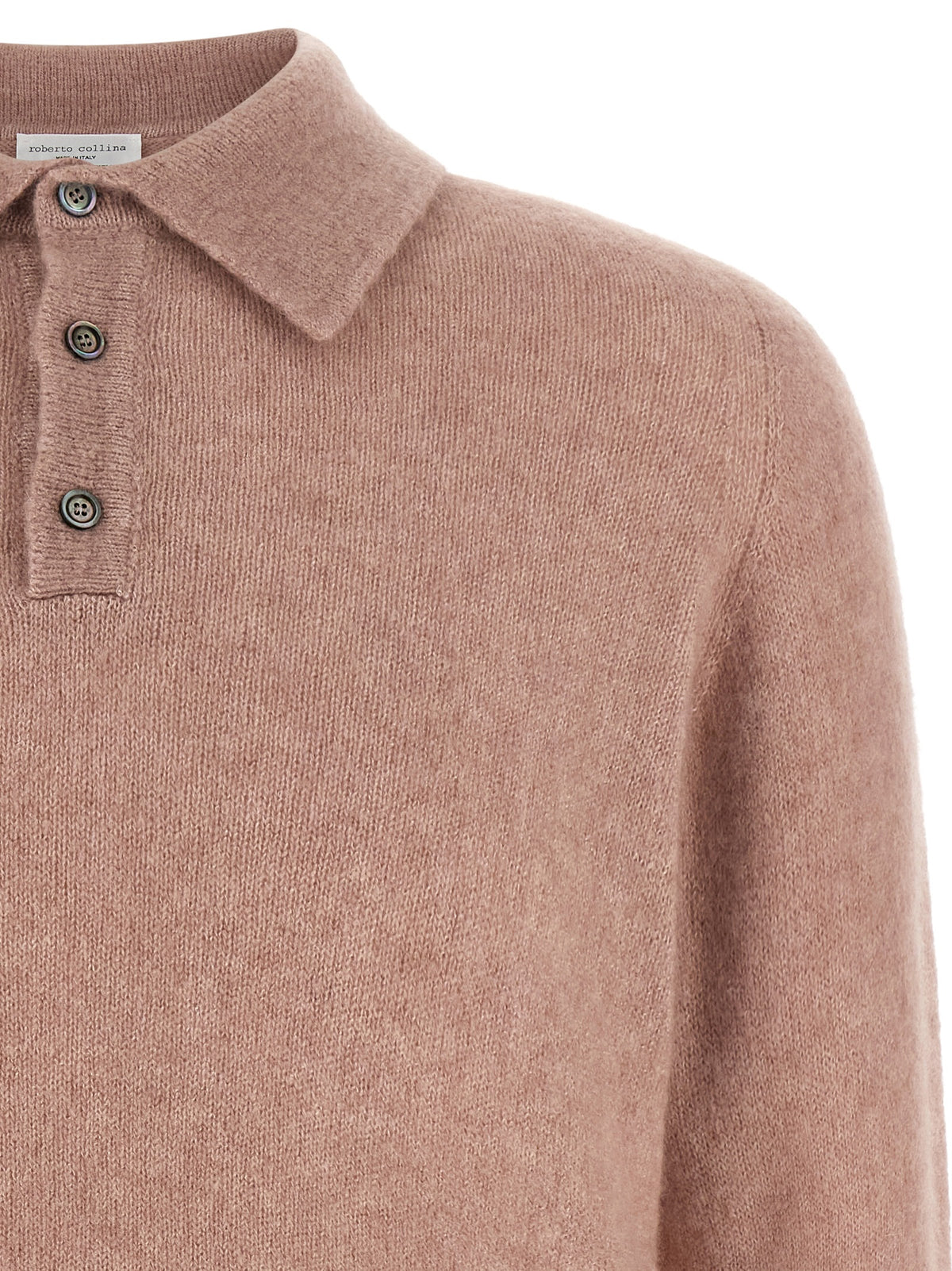 Roberto Collina Multicolor Cashmere Polo Men's Shirt