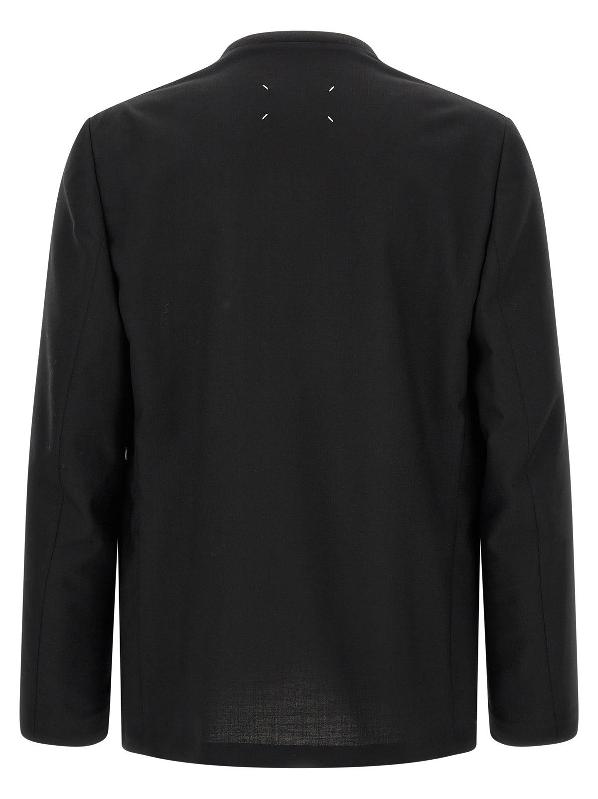 Maison Margiela Black Virgin Wool Men's Blazer