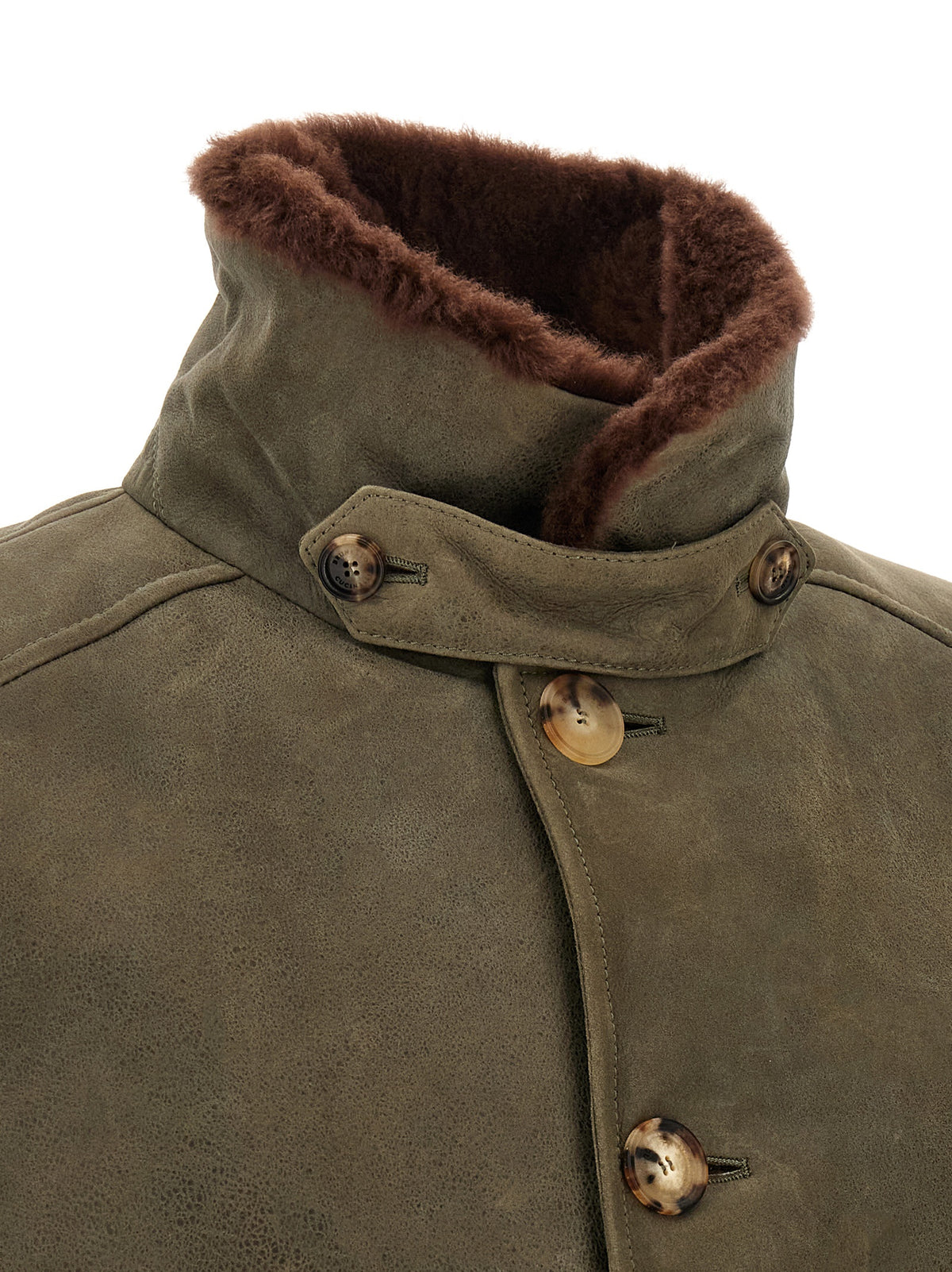Brunello Cucinelli Bicolor Lamb Leather Leather Men's Jacket