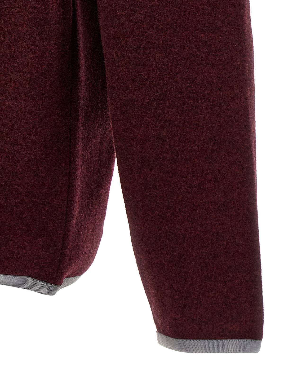 Brunello Cucinelli Bordeaux Cashmere Men's Sweatshirt