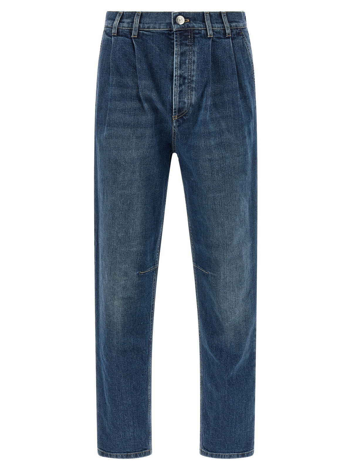Brunello Cucinelli Blue Cotton Jeans Men's Denim
